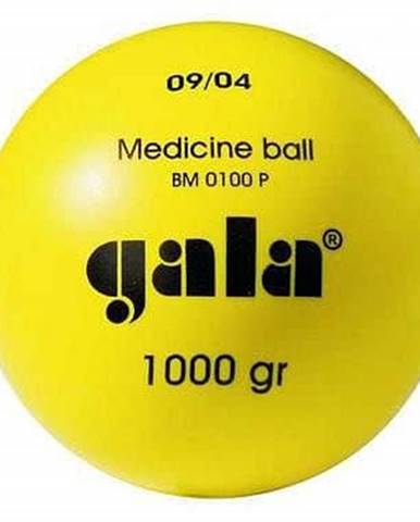 Míč medicinální 3 kg plast Gala žlutý