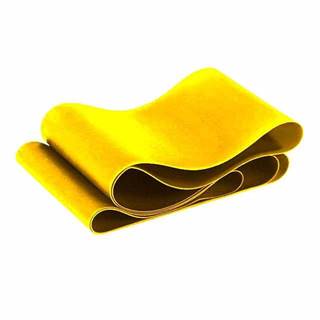 Odporová aerobic guma SEDCO 104x15 cm - 0.35 mm - žlutá