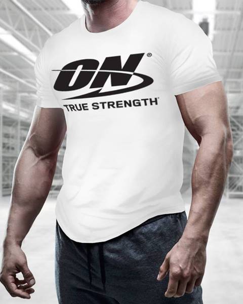 Optimum Nutrition Optimum Nutrition Men´s T-shirt True Strength White  S