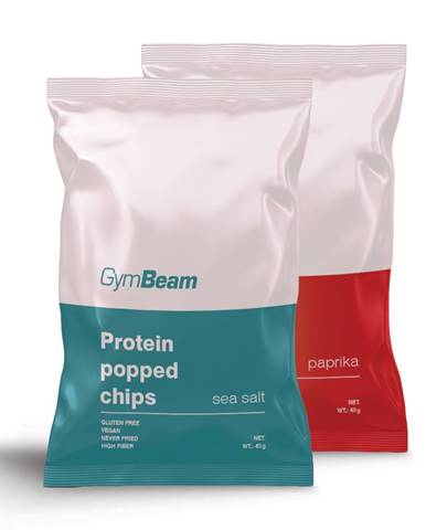 GymBeam Proteínové čipsy 40 g morská soľ