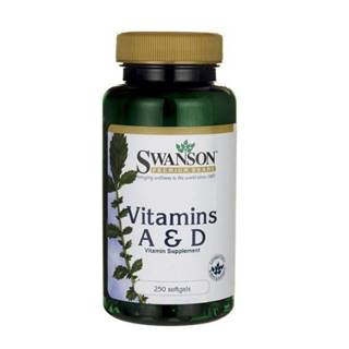 Swanson Vitamín A & D 250 kaps.