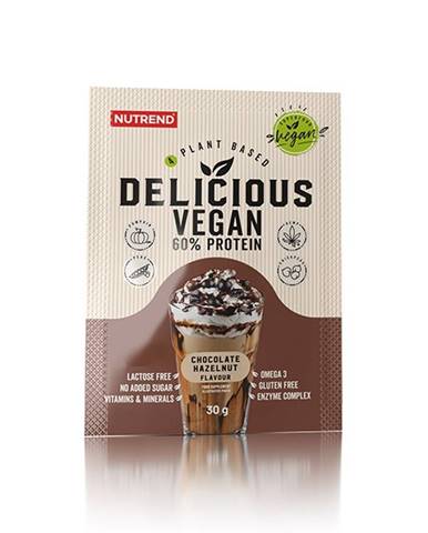 Kokteil Nutrend Delicious Vegan Protein 450g čokoláda+lieskový orech