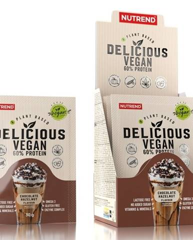 Delicious Vegan 60 % Protein - Nutrend  450 g Chocolate+Hazelnut