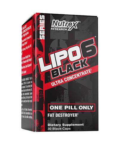 Lipo 6 Black Ultra Concentrate - Nutrex 60 kaps.