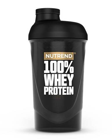 Shaker Nutrend 100% WHEY 600 ml čierna