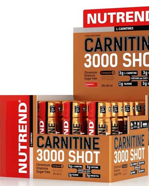 Nutrend Carnitine 3000 Shot - Nutrend 20 x 60 ml. Ananás