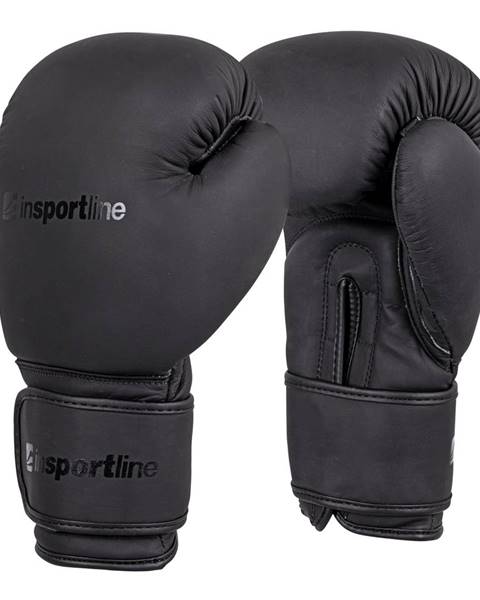 Insportline Boxerské rukavice inSPORTline Kuero čierna - 8oz