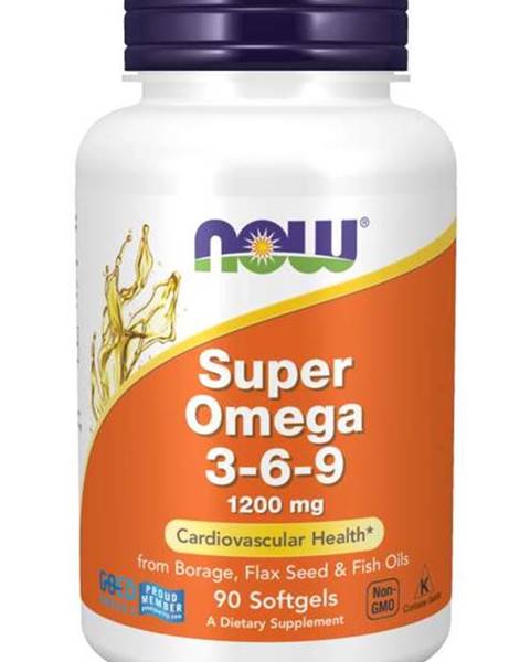 NOW Foods NOW Foods Super Omega 3-6-9 1200 mg 180 softgel kapsúl 180 kaps.