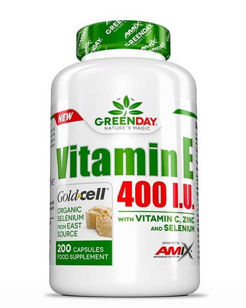 GreenDay Vitamin E 400 I.U. LIFE - Amix 200 kaps.