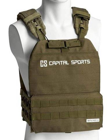 Záťažová vesta Capital Sports Battlevest 2.0 2 x 4 kg - zelená