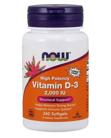 Now Foods Vitamín D3 2000 IU 240 kaps