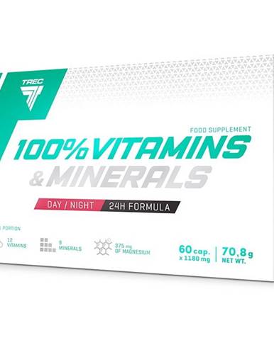 100% Vitamins & Minerals - Trec Nutrition 60 kaps.