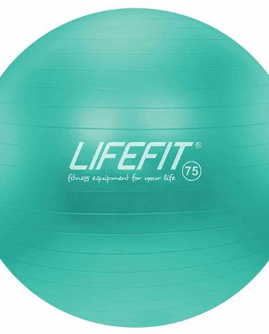 Gymnastický míč LIFEFIT ANTI-BURST 75 cm, tyrkysový