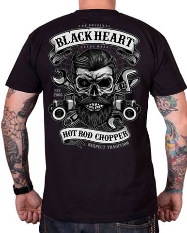 Tričko BLACK HEART Respect Tradition čierna - M