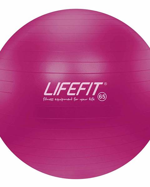 Lifefit Gymnastický míč LIFEFIT ANTI-BURST 65 cm, bordó