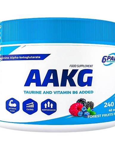AAKG práškové - 6PAK Nutrition 240 g Forest Fruits