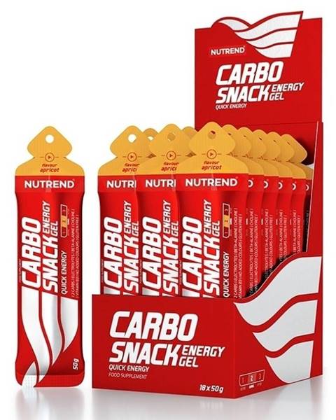 Nutrend Carbo Snack sáčok - Nutrend 18 x 50 g Apricot