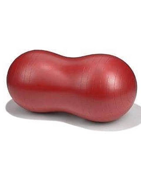 LiveUp Gymnastický míč peanut 90x45 cm - Červená