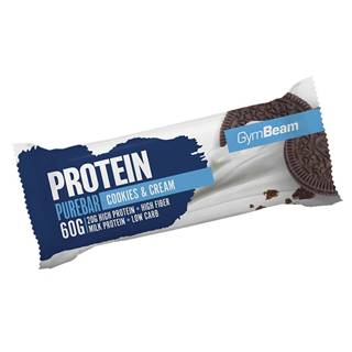GymBeam Protein PureBar 60 g dvojnásobné kúsky čokolády