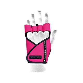 Chiba Dámske fitness rukavice Lady Motivation Pink  M