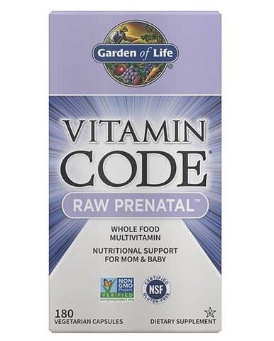 Garden of Life Vitamin Code RAW Prenatal - 180 kapslí