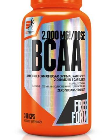 BCAA 2000 mg Optimal Ratio 2:1:1 - Extrifit 240 kaps.