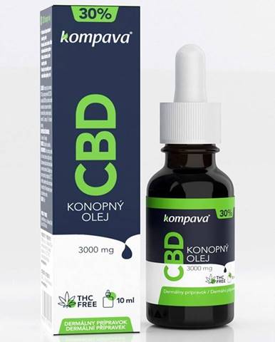 CBD konopný olej 30% - Kompava 10 ml.