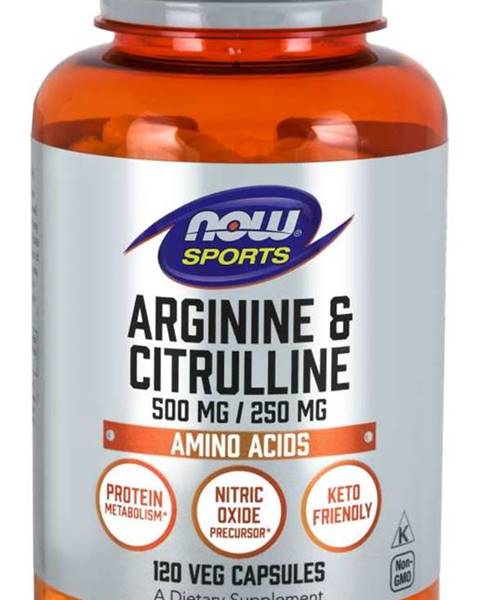 NOW Foods NOW Foods Arginine & Citrulline 120 kaps.