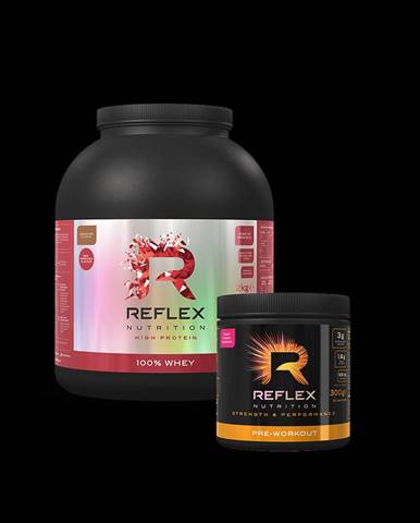 AKCE Reflex 100% Whey Protein 2000 g + Pre Workout 300 g