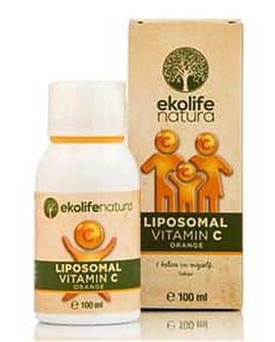 LiEkolife Natura posomal Vitamin C 500 mg 100 ml pomeranč (Lipozomální vitamín C)