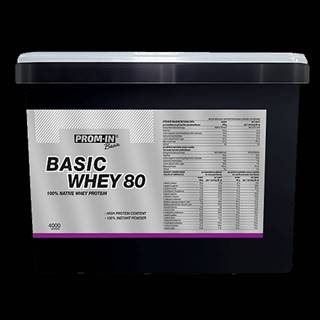 Prom-In Basic Whey Protein 80 4000 g vanilka