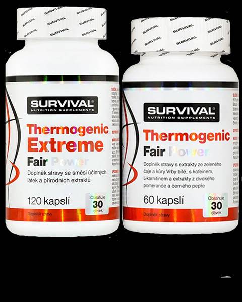 Survival Survival Thermogenic Extreme Fair Power 120 cps + Thermogenic Fair Power 60 cps