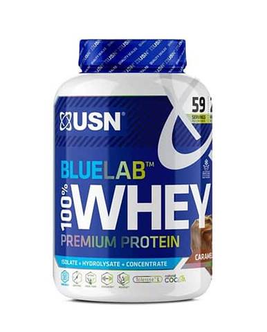 USN BlueLab 100% Whey Protein Premium 2000 g čokoláda s karamelem