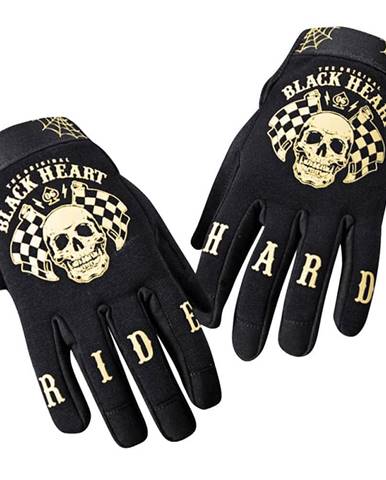 Moto rukavice W-TEC Black Heart Restarter Farba čierna, Veľkosť M