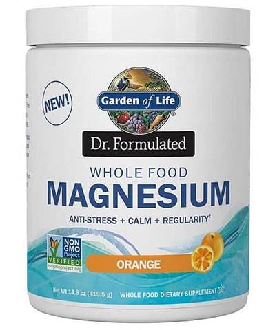Garden of Life Magnesium Dr. Formulated - Hořčík - pomerančový 419,5g VÝPRODEJ