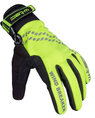 Zimné cyklo a bežecké rukavice W-TEC Trulant B-6013 žltá - S