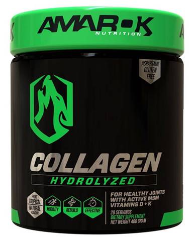 Black Line Collagen Hydrolyzed - Amarok Nutrition 400 g Tropical