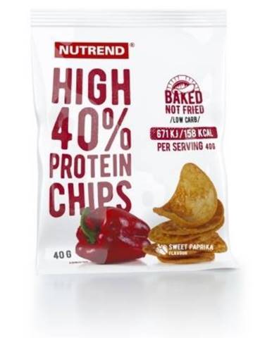 Nutrend High Protein Chips 40 g soľ