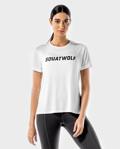SQUATWOLF Dámske tričko Iconic White  XS