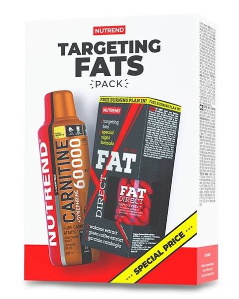 Nutrend Targeting Fats - Nutrend 60 kaps. + 500 ml. Yellow Raspberry