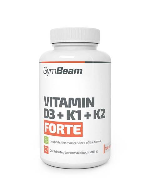 GymBeam Vitamin D3+K1+K2 Forte - GymBeam 120 kaps.