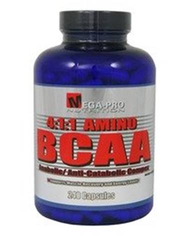 4:1:1 Amino BCAA od Mega-Pro Nutrition 240 kaps.