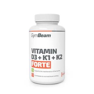 Vitamin D3+K1+K2 Forte - GymBeam 120 kaps.