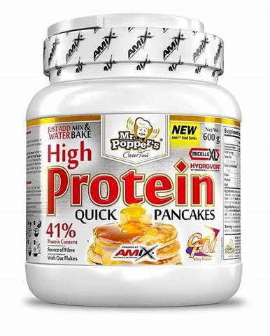 Amix High Protein Pancakes Příchuť: Sweetened Natural, Balení(g): 600g