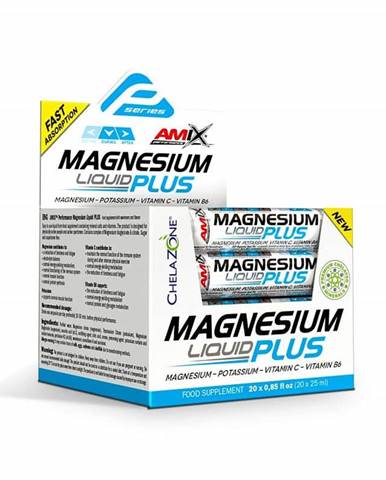 Amix Magnesium Liquid + Příchuť: Lemon, Balení (ml): 20x25ml
