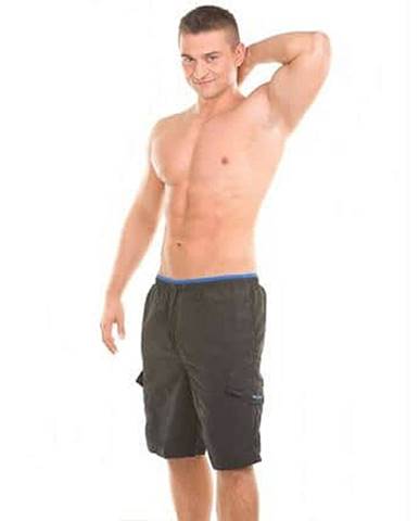 Mark pánské plavecké šortky černá-modrá Velikost oblečení: M