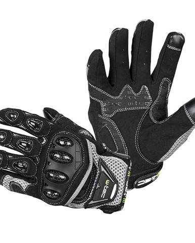 Moto rukavice W-TEC Upgear Farba čierno-šedá, Veľkosť L
