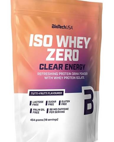 Iso Whey Zero Clear Energy - Biotech USA 454 g Tutti Frutti