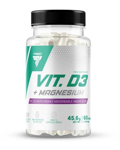 Vitamin D3 Magnesium - Trec Nutrition 60 kaps.