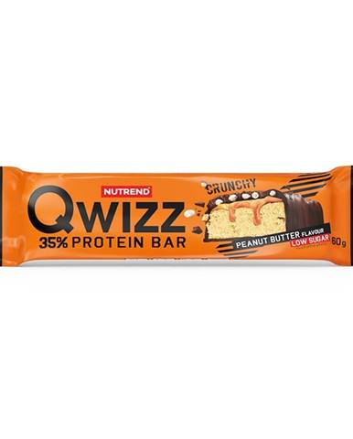 Proteínová tyčinka Nutrend Qwizz Protein Bar 60g arašidové maslo